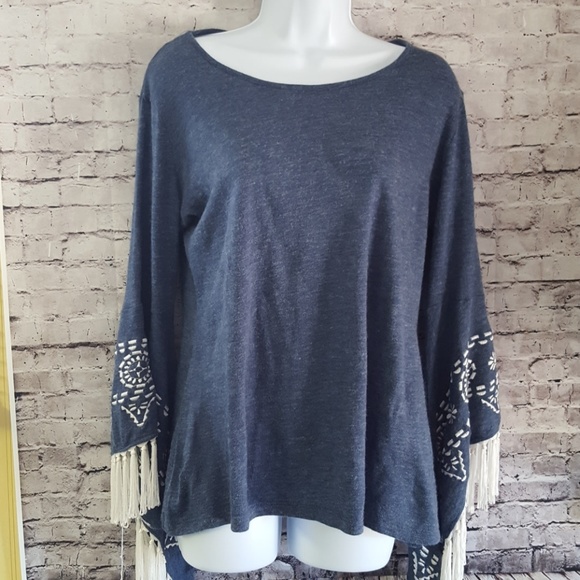 Altar'd State Tops - Extreme bell sleeve shirt boho